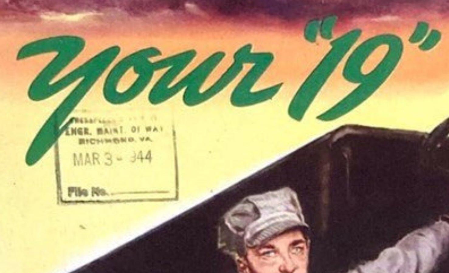 "Your '19'" Vintage WWII U.S. Treasury Poster, 1944 - The Great Republic