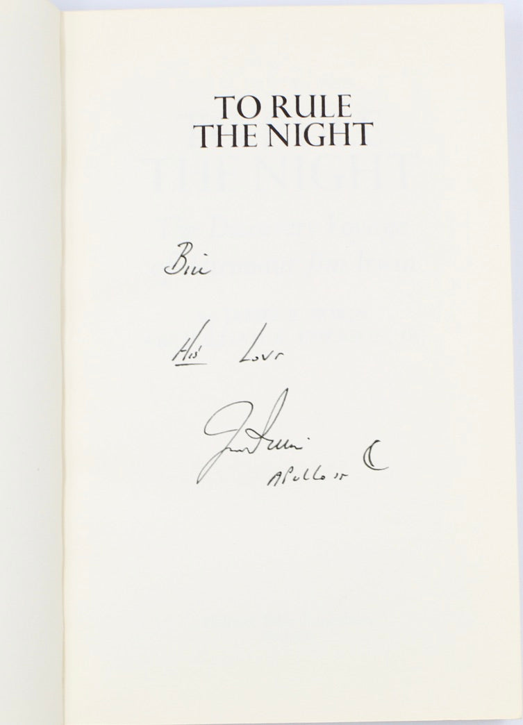 To Rule the Night: The Discovery Voyage of Astronaut Jim Irwin, By James B. Irwin with William A. Emerson, Jr., Signed and Inscribed by Irwin