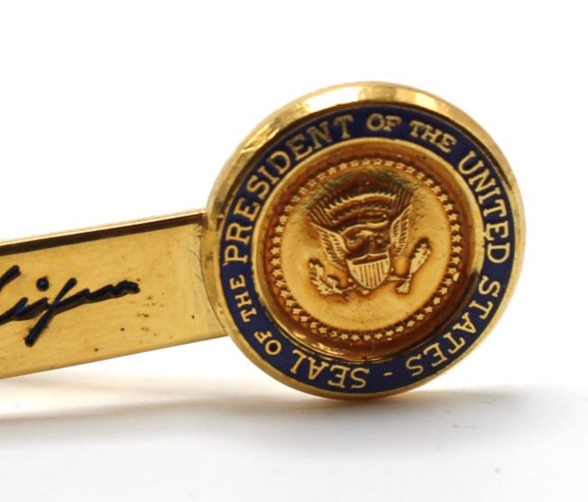 Richard Nixon Presidential Seal Tie Bar