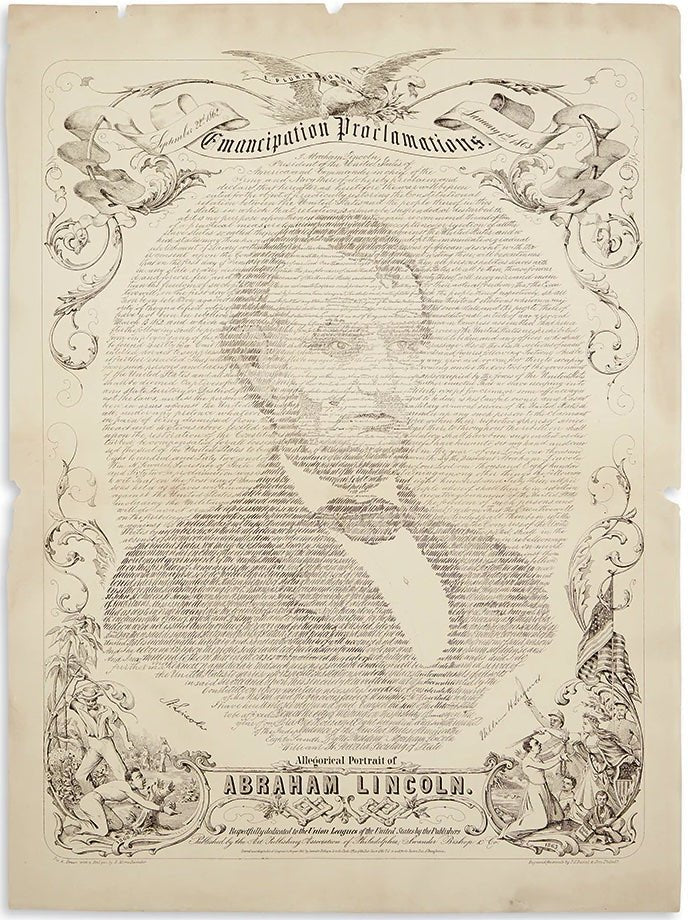 19th Century Broadside Printings of the Emancipation Proclamation - The Great Republic