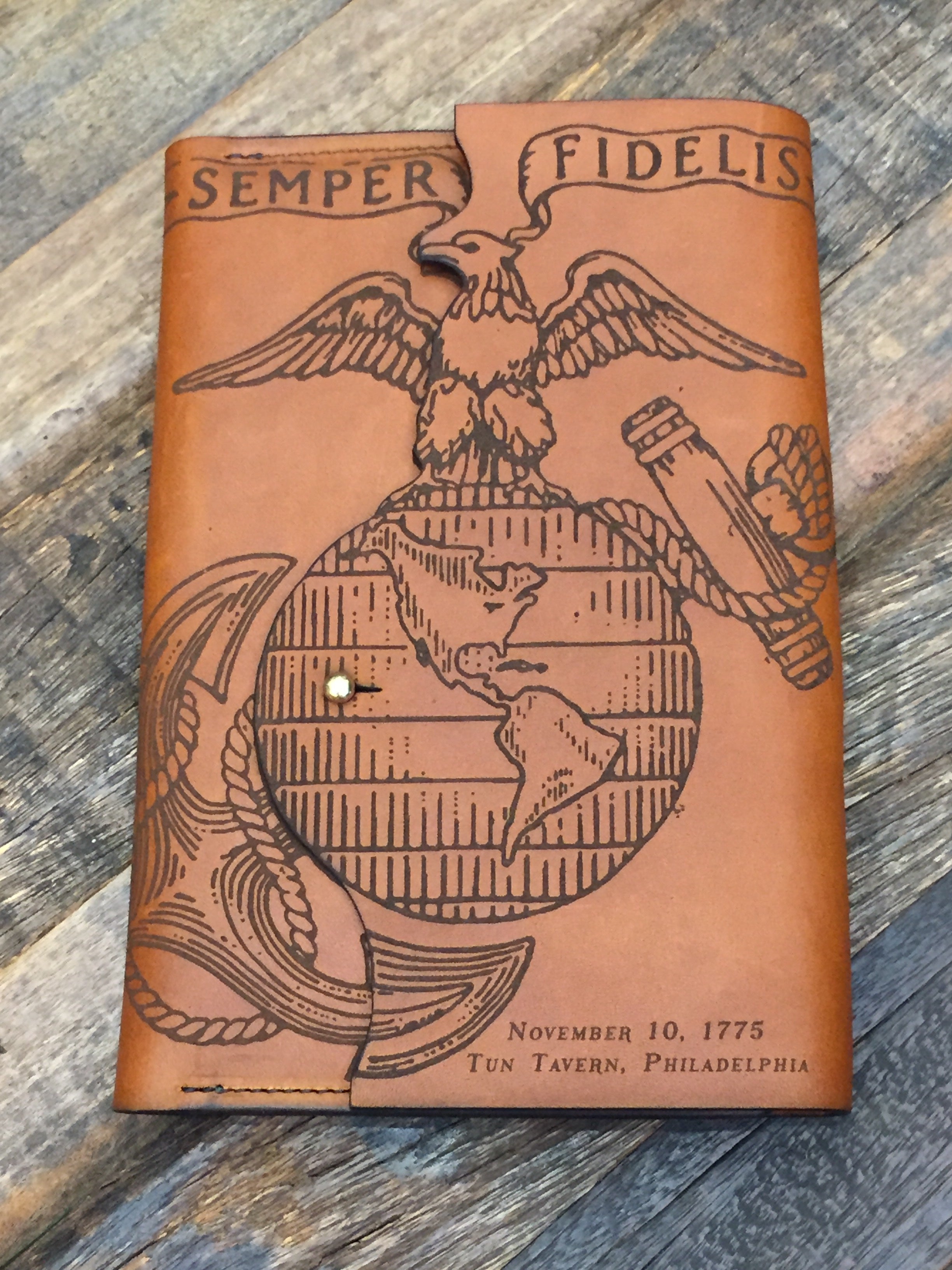 Semper Fi: Our U.S. Marine Corps Leather Journals