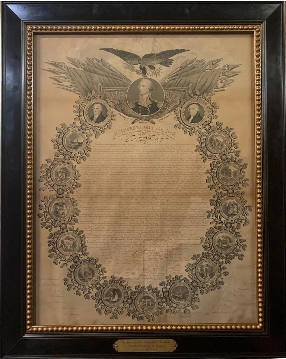 Check out this Declaration of Independence Broadside from the 1840s