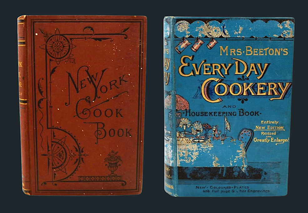A Pair of Rare Nineteenth Century Cookbooks