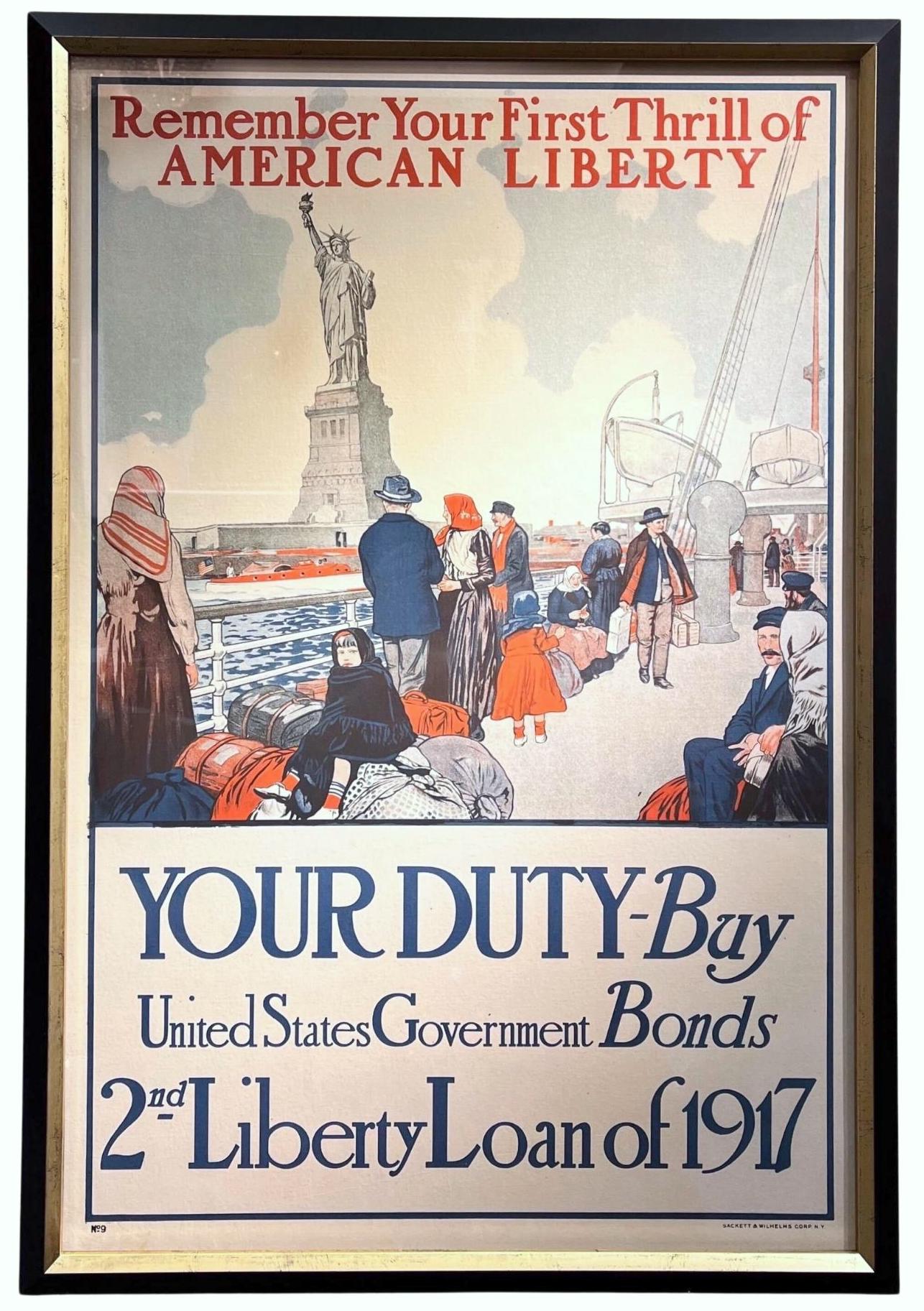 Immigration Influence on War Bond Posters - The Great Republic