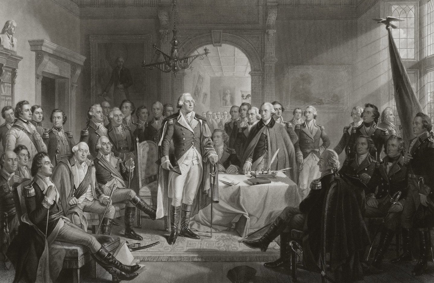 Washington’s Farewell after the Revolutionary War - The Great Republic
