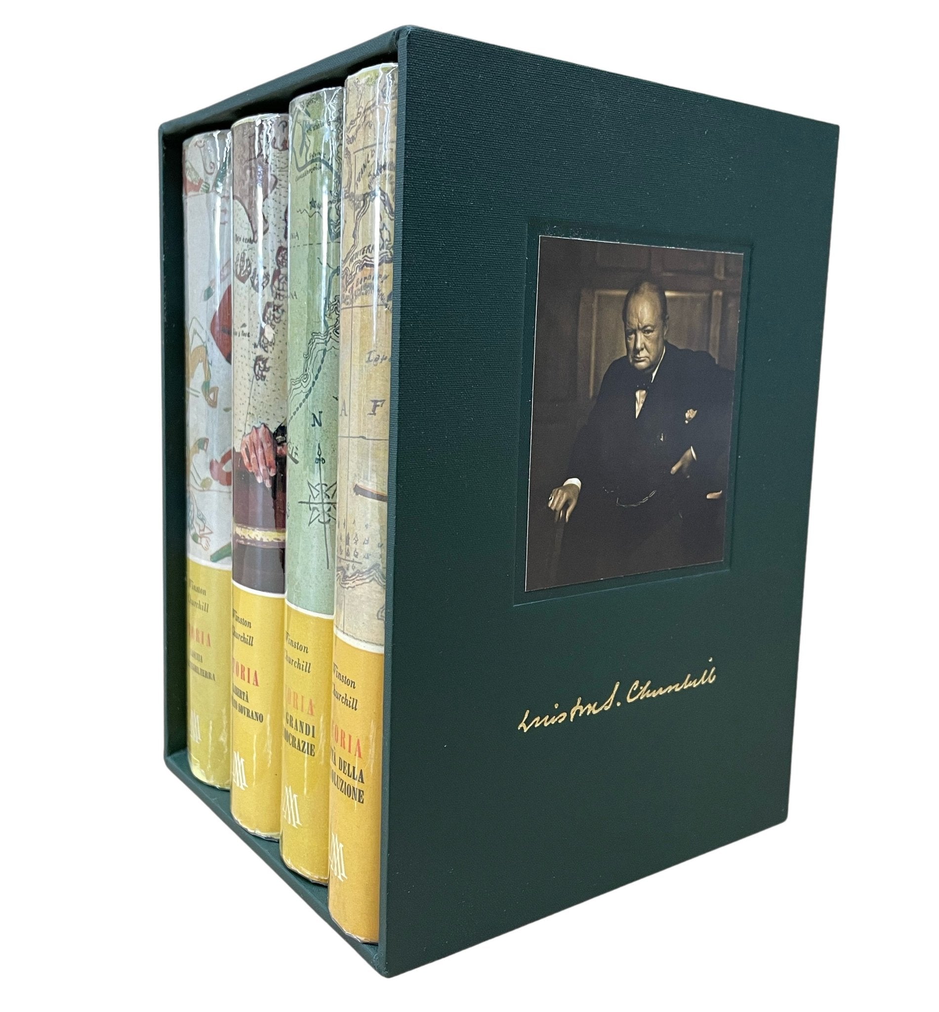 Winston Churchill's "Storia," Signed - The Great Republic