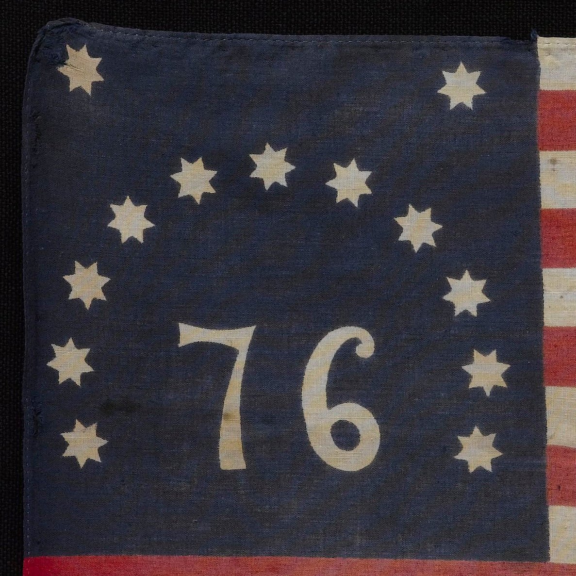13 - Star Bennington "76" Parade Flag, 20th Early Century - The Great Republic