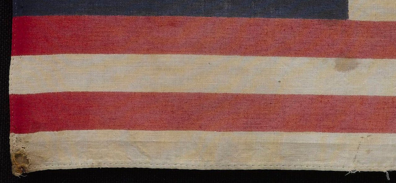 13 - Star Bennington "76" Parade Flag, 20th Early Century - The Great Republic
