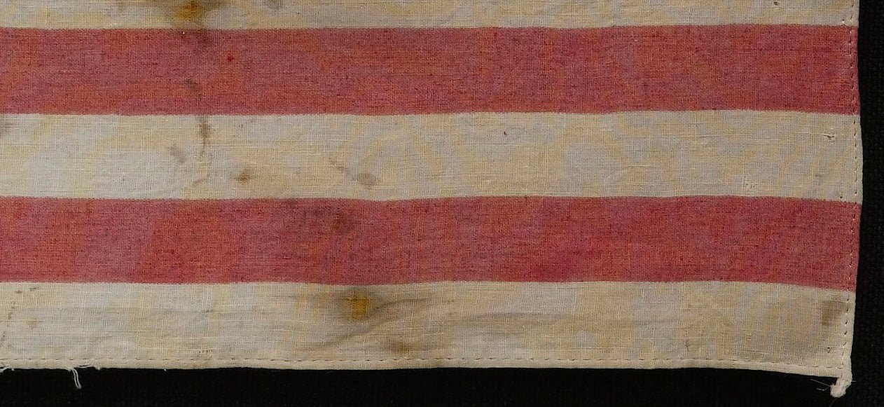 13 - Star Bennington "76" Parade Flag, 20th Early Century - The Great Republic