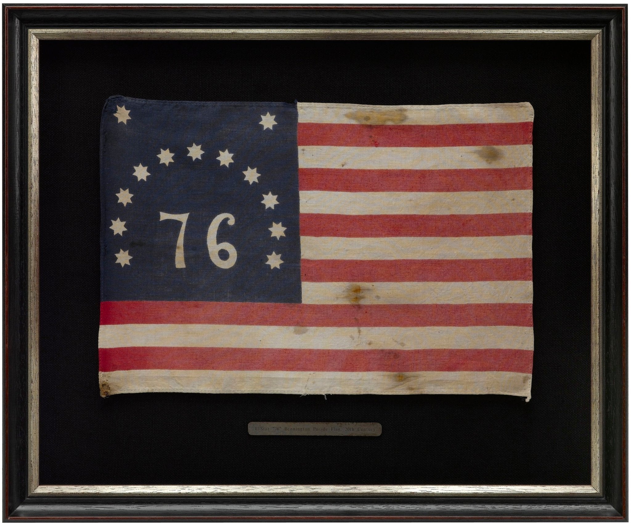 13 - Star Bennington "76" Parade Flag, 20th Early Century - The Great Republic