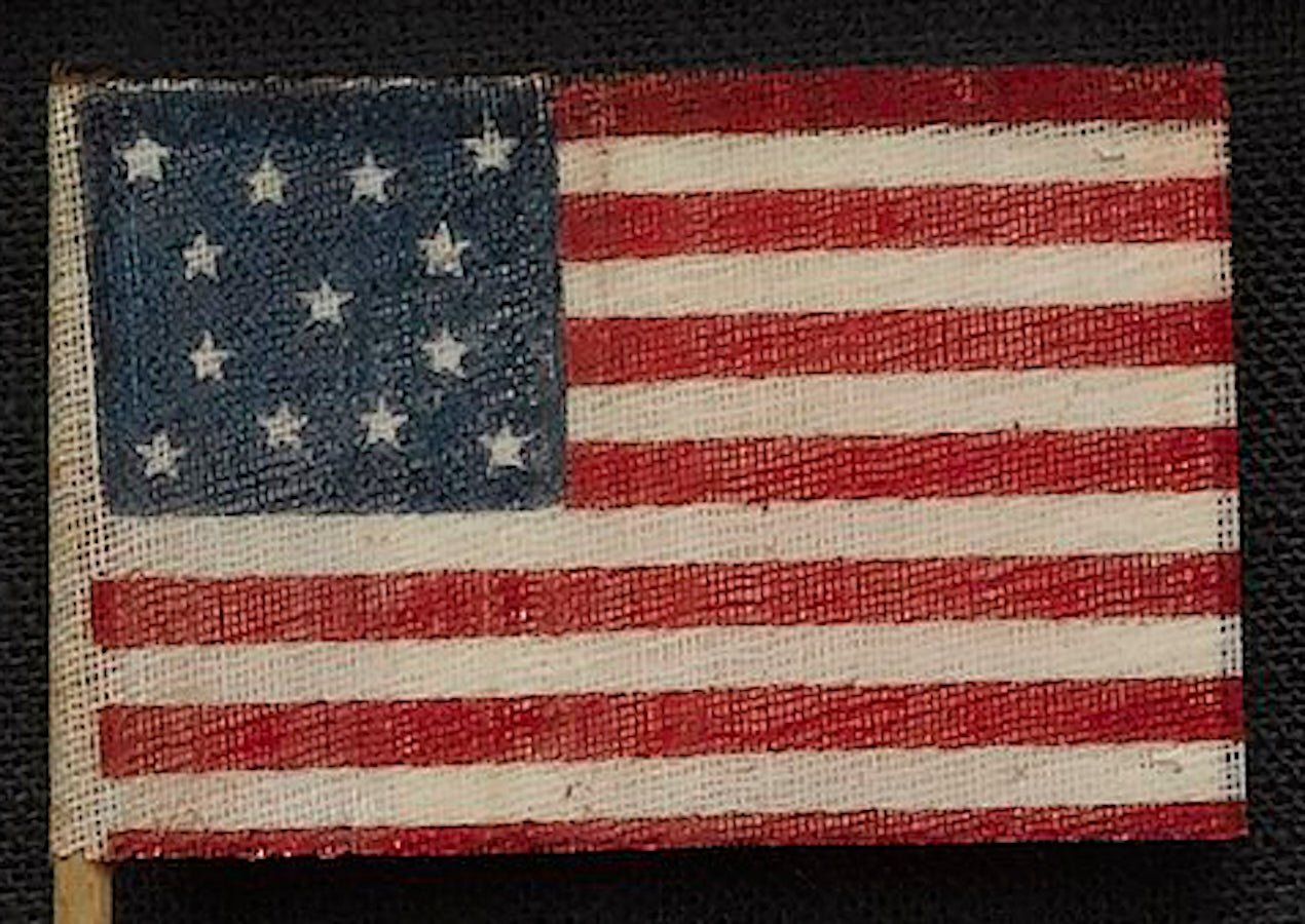 13 - Star Flag Waver for the Centennial Celebration - The Great Republic