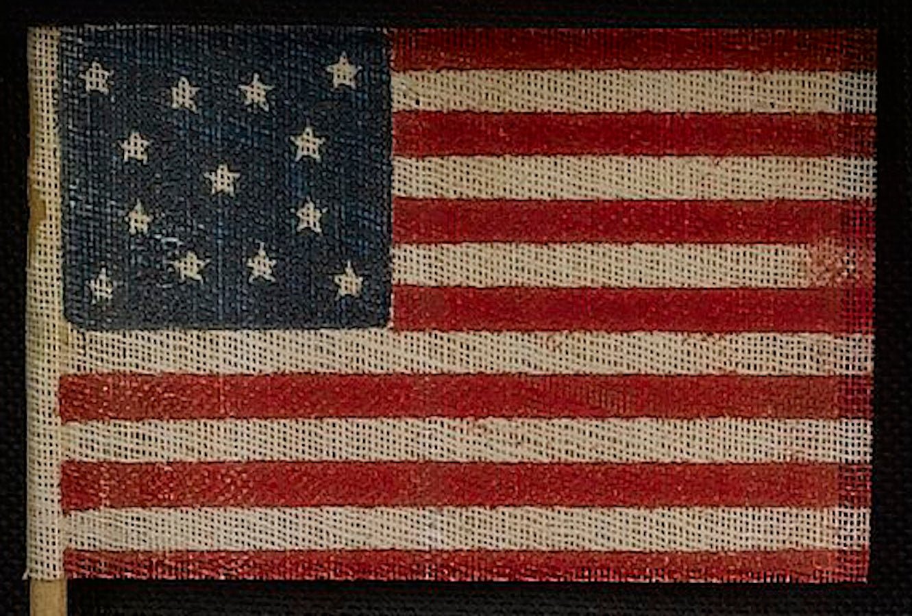 13 - Star Flag Waver for the Centennial Celebration - The Great Republic