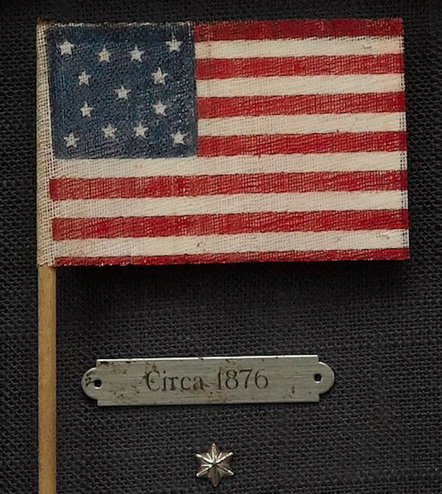 13 - Star Flag Waver for the Centennial Celebration - The Great Republic