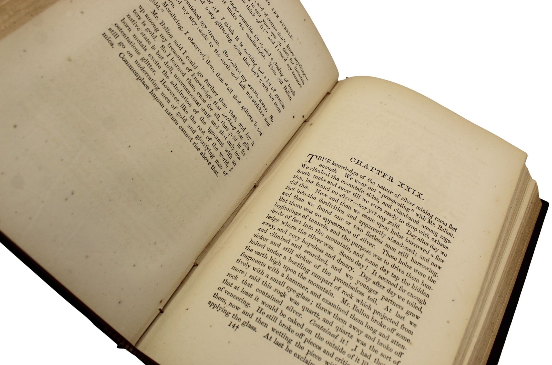 Roughing It by Mark Twain, First U.S. Edition, Later Printing, in Original Boards, 1872