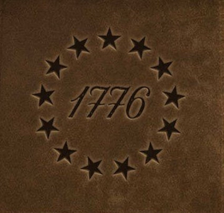 1776 Celebration Leather Valet - The Great Republic