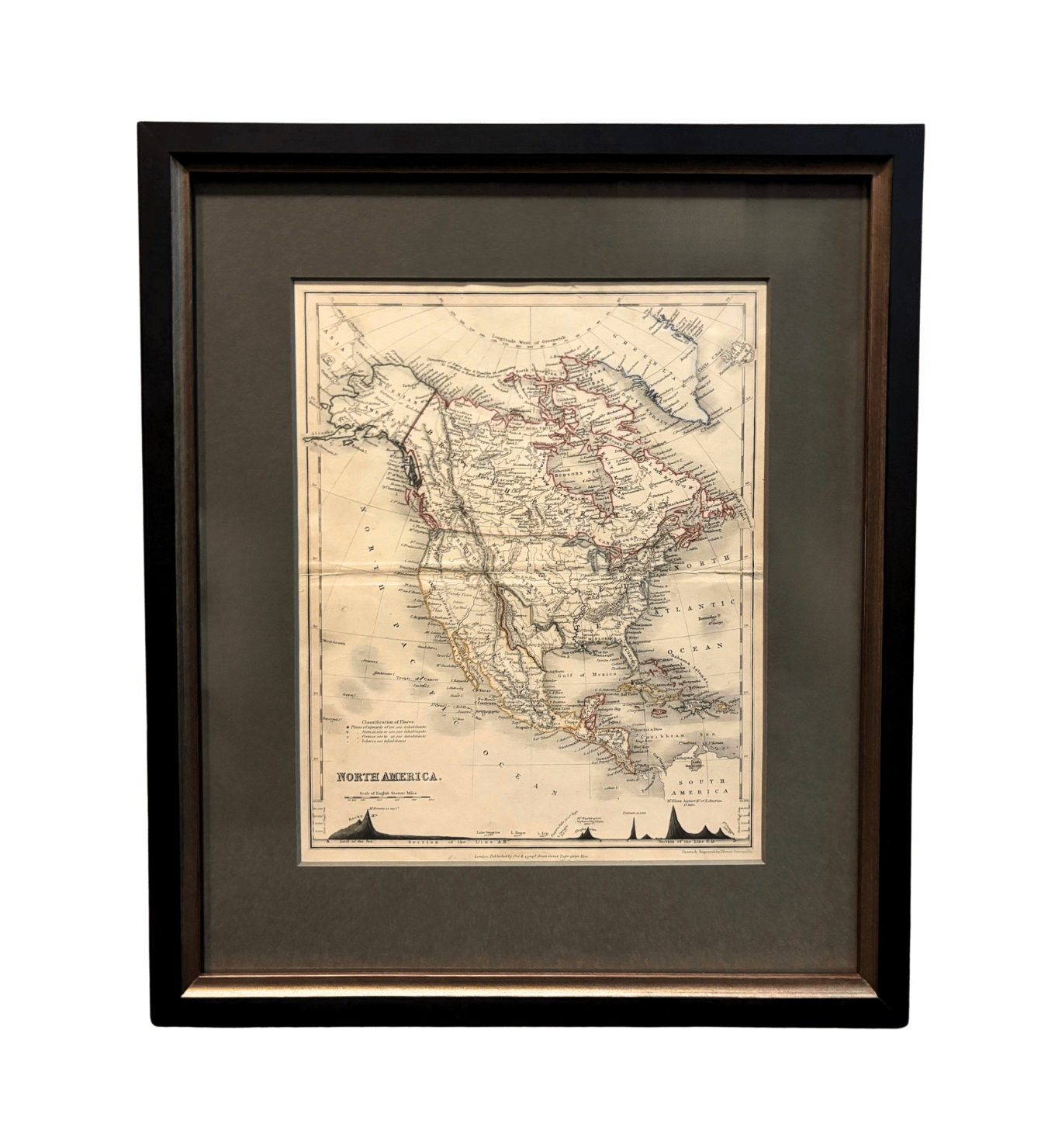 1846 "North America" Map, Engraved by I. Dower - The Great Republic