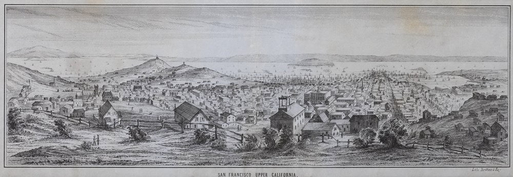1851 “San Francisco, Upper California” Lettersheet by Britton & Rey - The Great Republic