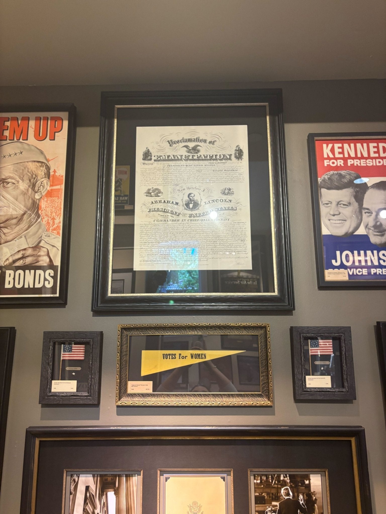 1864 Engraving of President Lincoln's "Proclamation of Emancipation" by Charles Shober, Second Issue - The Great Republic