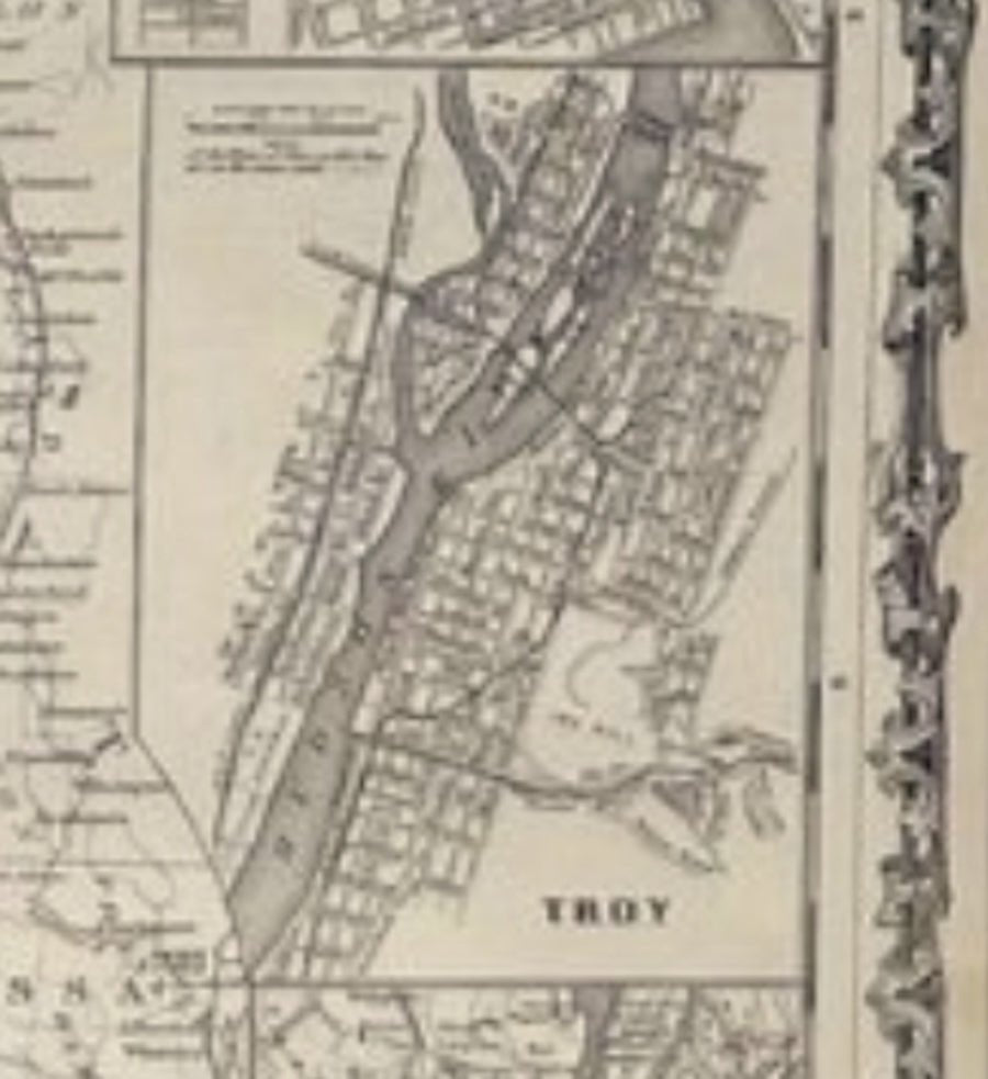 1865 "Johnson's New York" Map by Johnson and Ward - The Great Republic