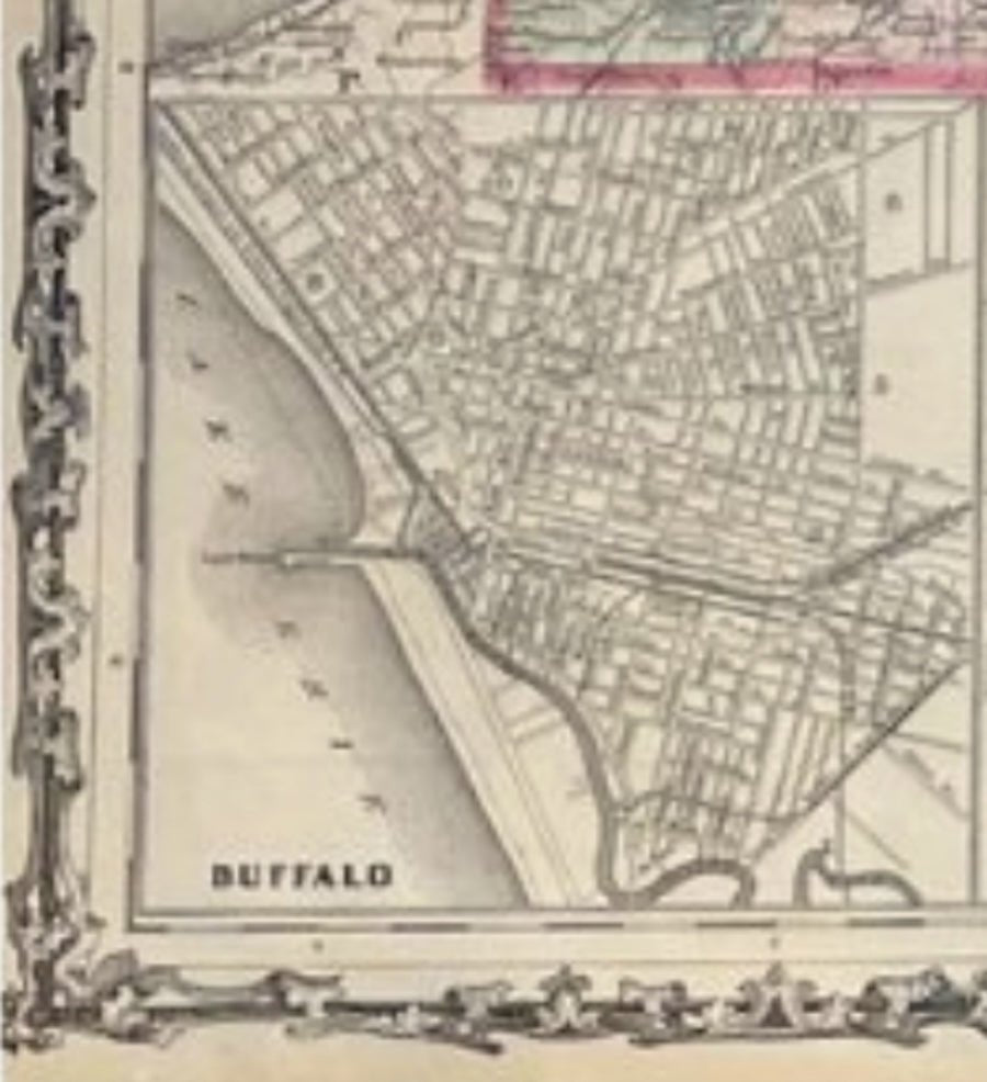 1865 "Johnson's New York" Map by Johnson and Ward - The Great Republic