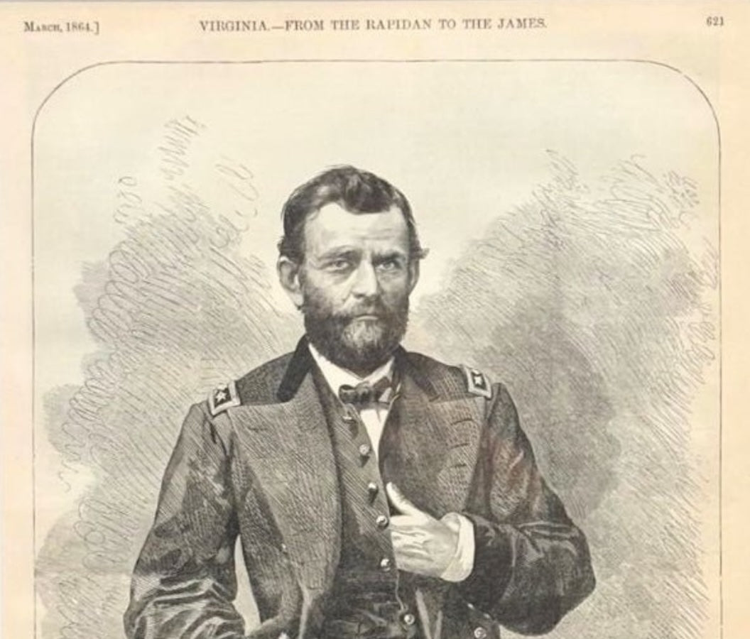 1868 "Ulysses S. Grant" Wood Engraving, Published by McDonnell Bros. - The Great Republic