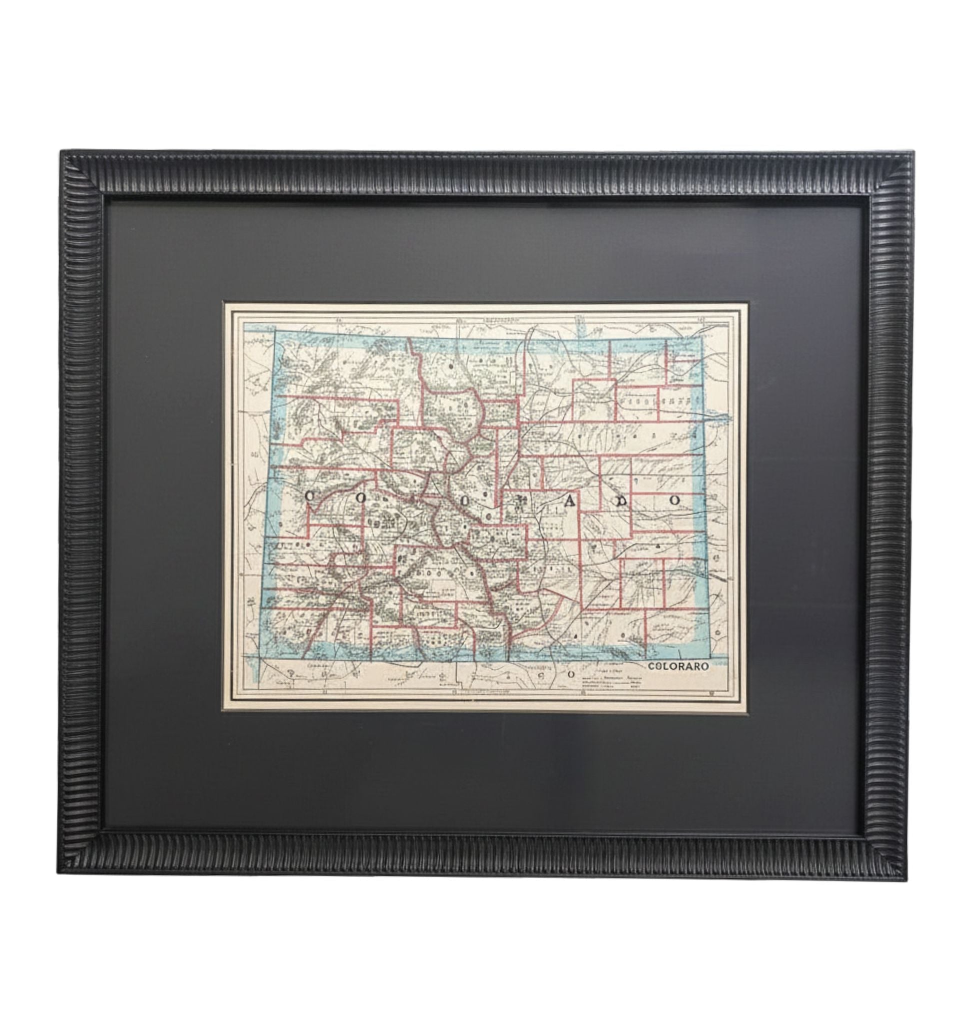 1893 "Colorado" Map, Published by George Cram - The Great Republic