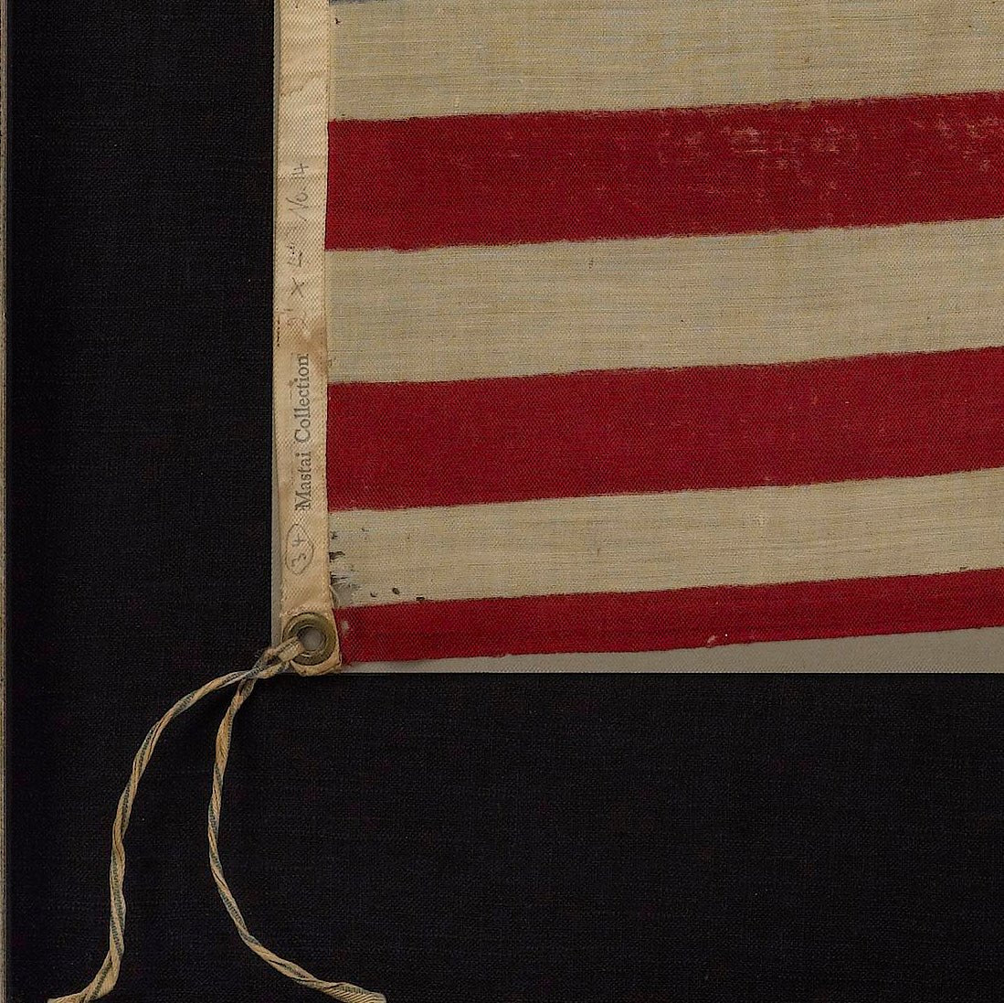 34 - Star American Parade Flag, Commemorating Kansas Statehood, Circa 1861 - 1863 - The Great Republic