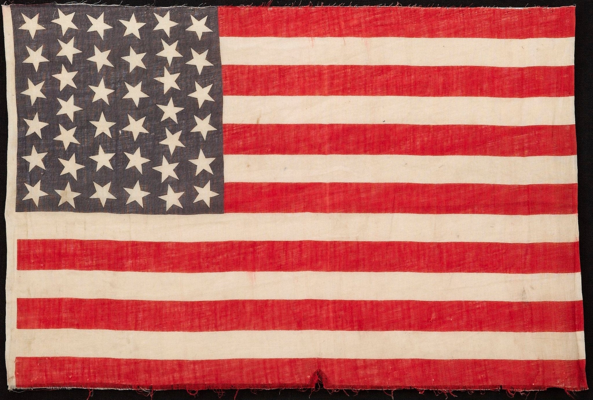 38 - Star American Parade Flag, Commemorating Colorado Statehood, Circa 1876 - 1889 - The Great Republic