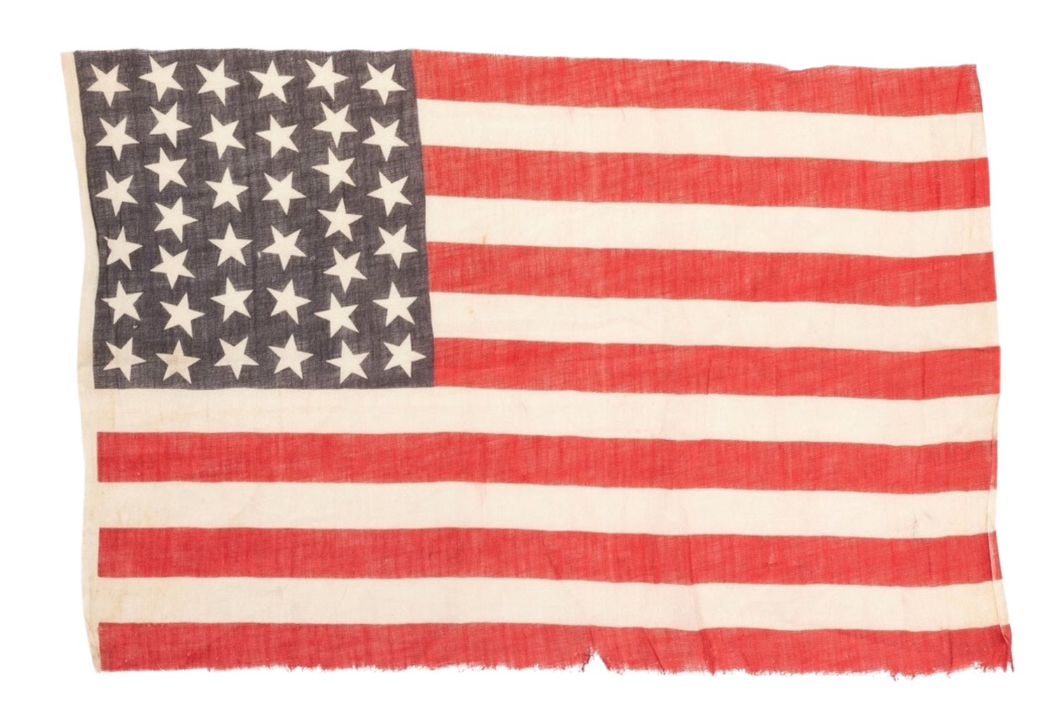 38 - Star American Parade Flag, Commemorating Colorado Statehood, Circa 1876 - 1889 - The Great Republic
