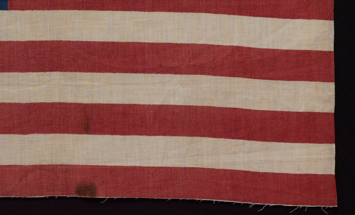 39-Star American Parade Flag, Commemorating North Dakota Statehood, Circa 1889 - The Great Republic