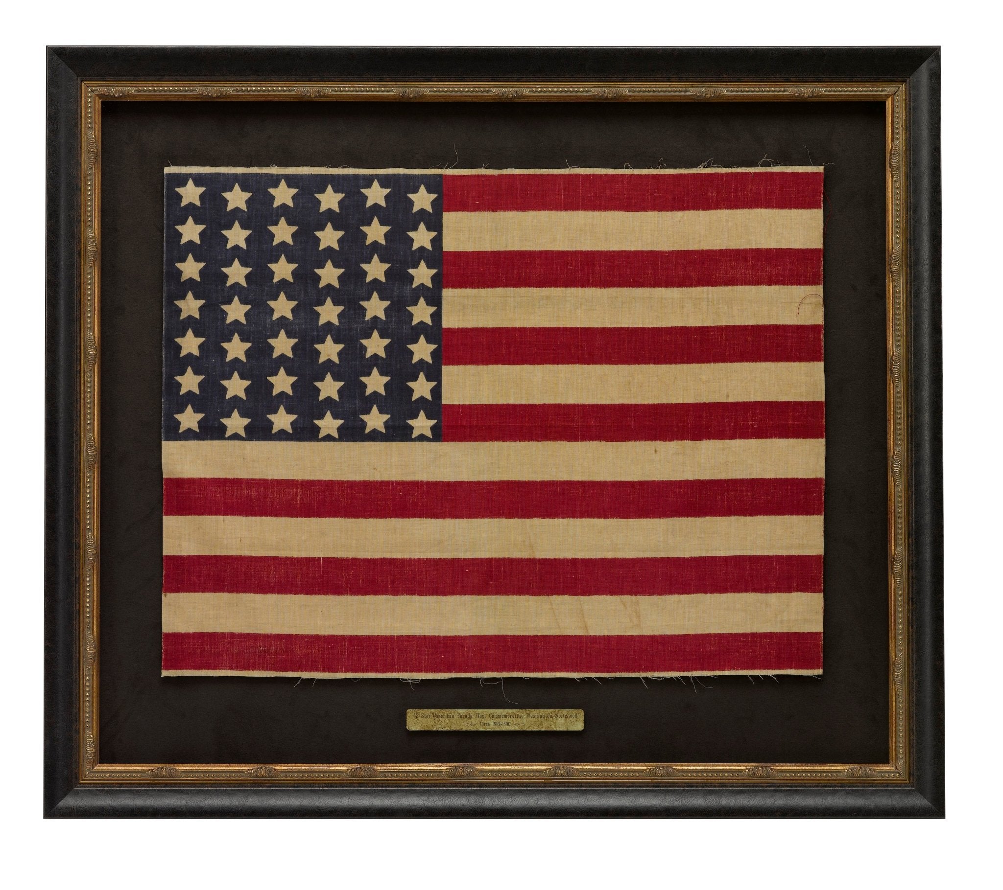 42 - Star American Parade Flag, Commemorating Washington Statehood, 1889 - The Great Republic