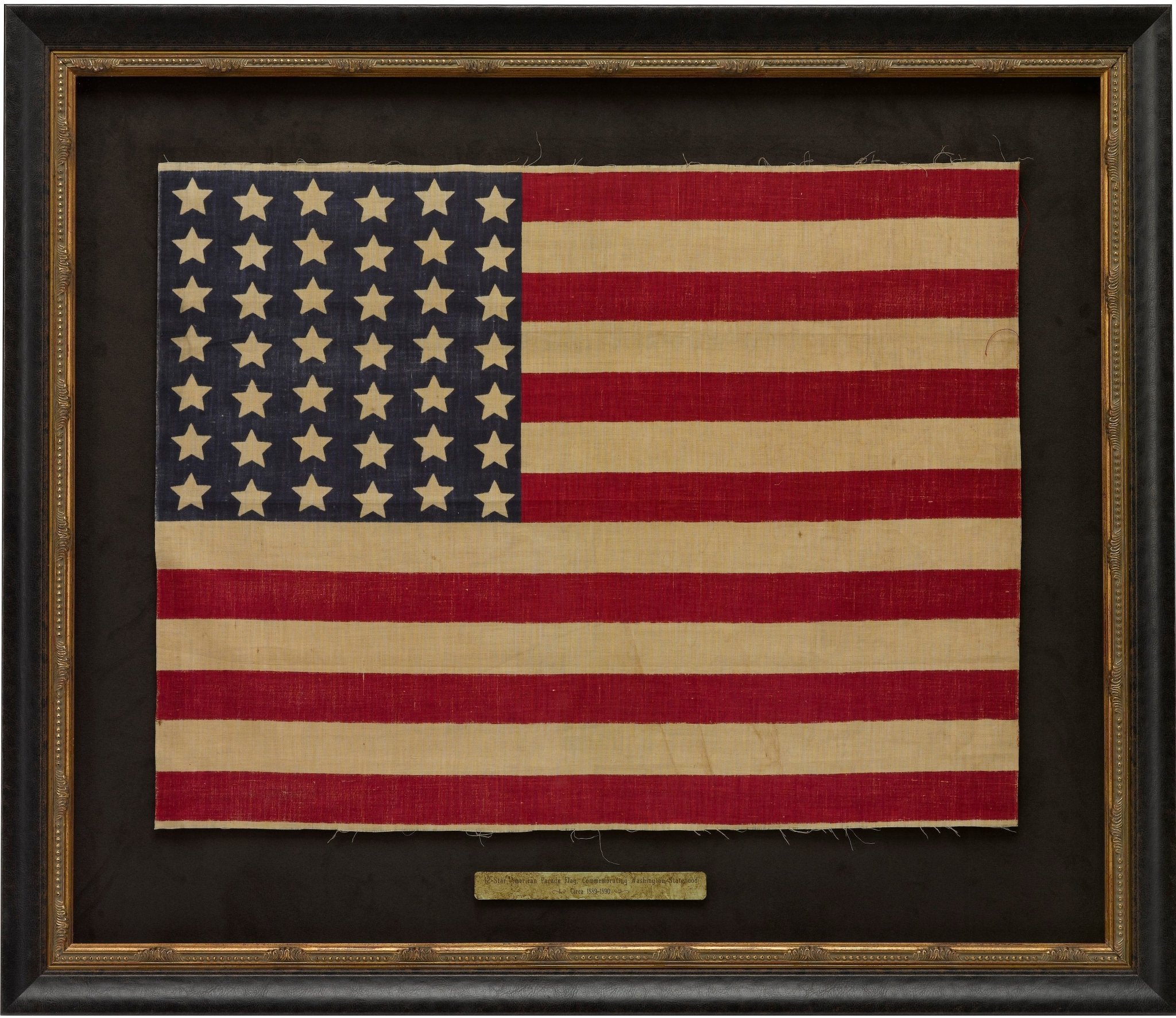 42 - Star American Parade Flag, Commemorating Washington Statehood, 1889 - The Great Republic