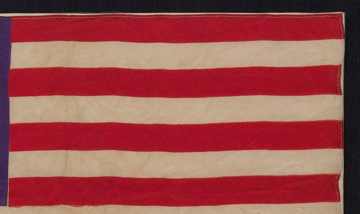 46-Star Printed American Flag, Stamped "Baltimore 1903 Saengerfest Inaugural Concert June 14" - The Great Republic