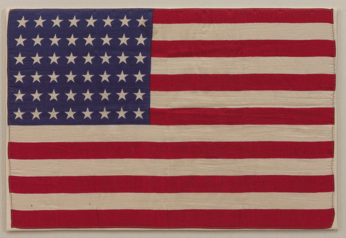 48-Star American Flag, Commemorating Arizona Statehood, circa 1912-1958 - The Great Republic