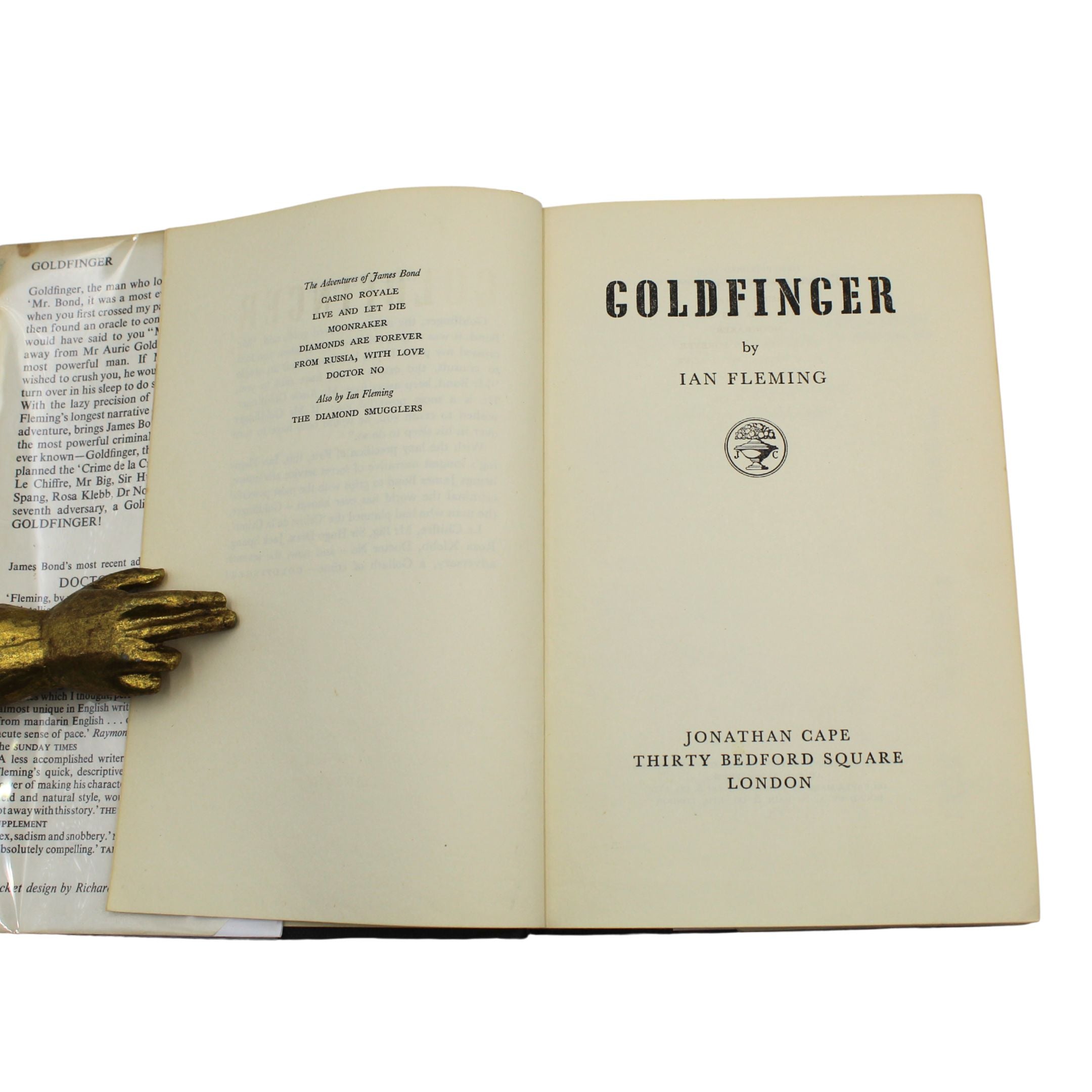 Goldfinger by Ian Fleming, First Edition in Original Dust Jacket, [1959]
