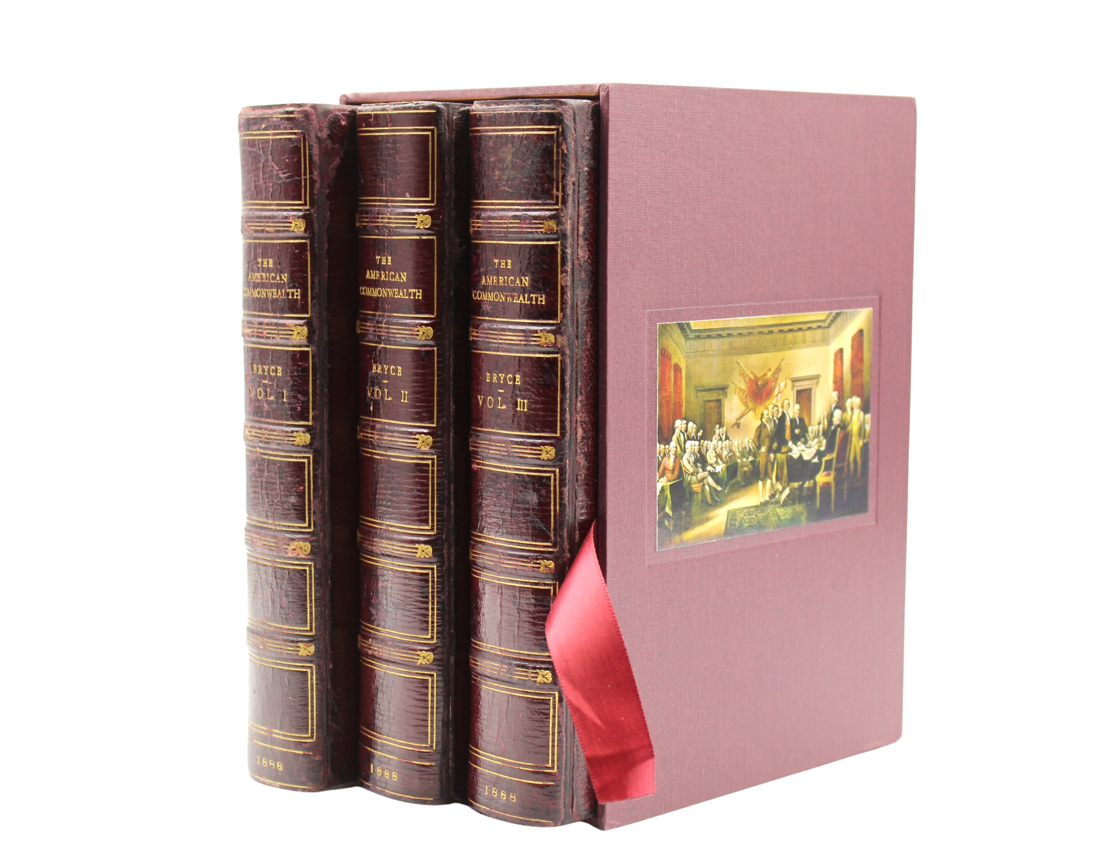 The American Commonwealth by James Bryce, First Edition, Three Volume Set, 1888