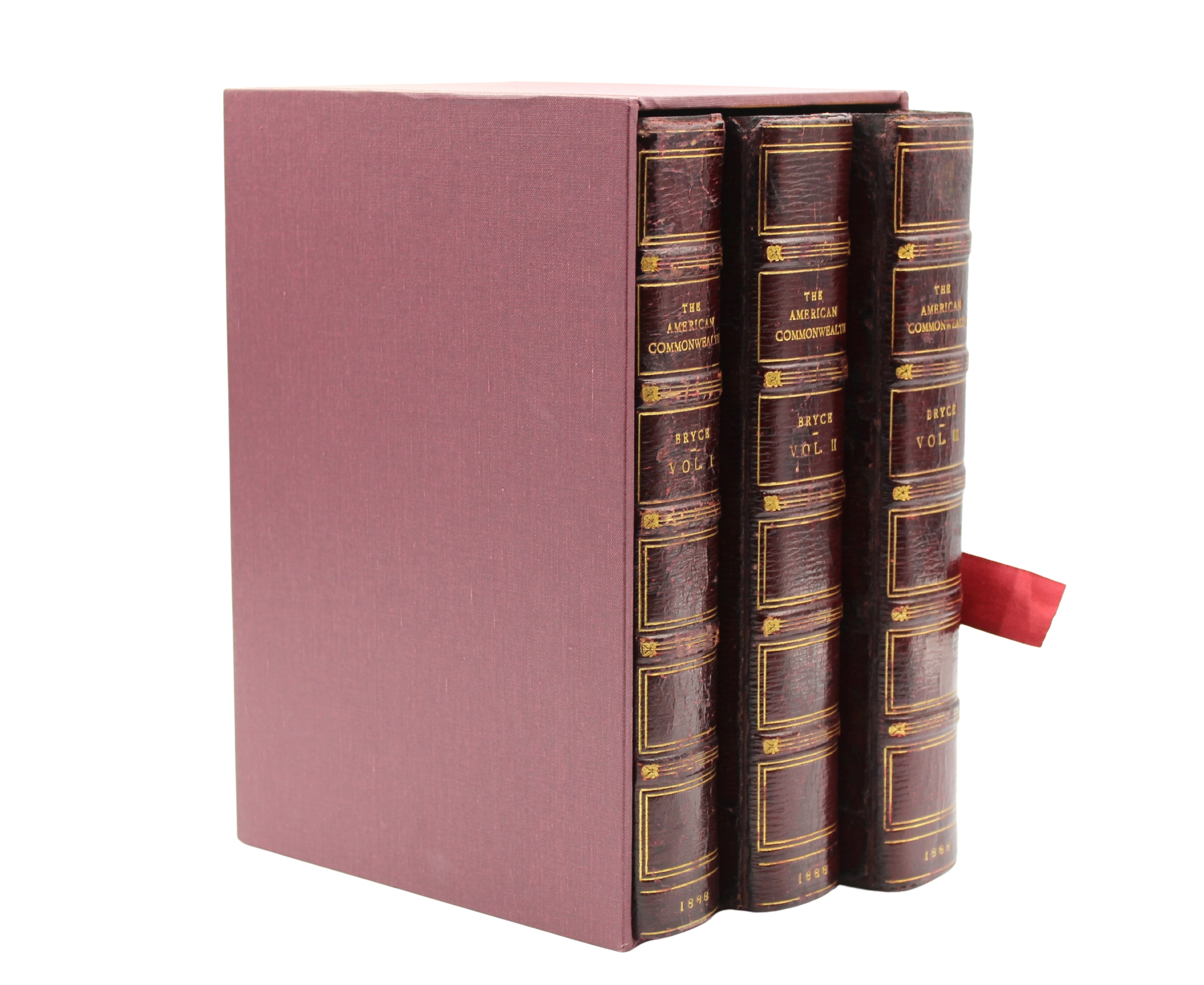 The American Commonwealth by James Bryce, First Edition, Three Volume Set, 1888
