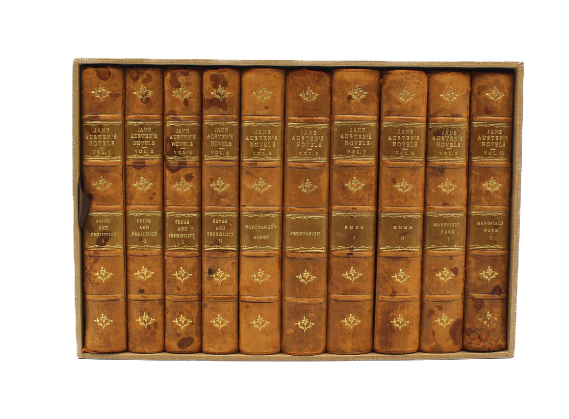 The Novels of Jane Austen by Jane Austen, 10 Volume Set, 1908-1909