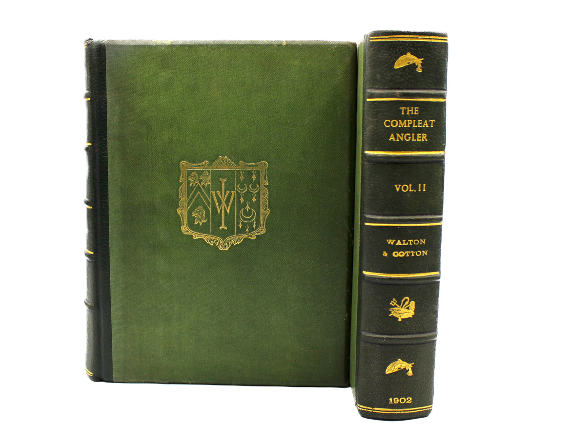 The Complete Angler by Izaak Walton and Charles Cotton, Edited by George A.B. Dewar, Winchester Edition, Two Volumes, 1902