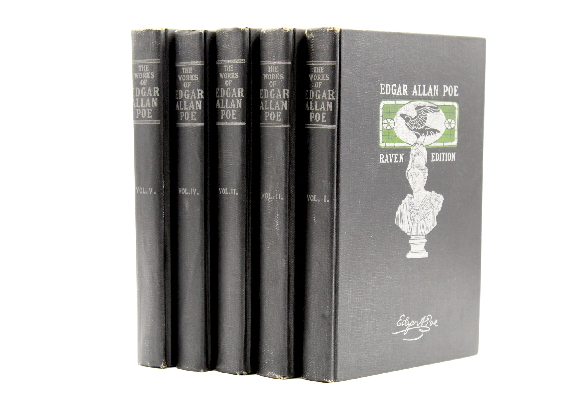 The Works of Edgar Allan Poe, Raven Edition, Five Volume Set, 1904
