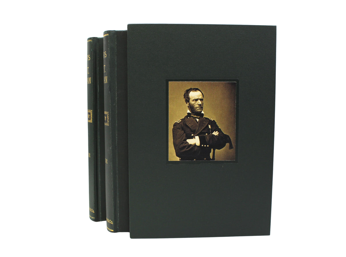 Memoirs of Gen. W.T. Sherman, Written by Himself, Fourth Edition in Shoulder Strap Binding, Two Volume Set, 1892