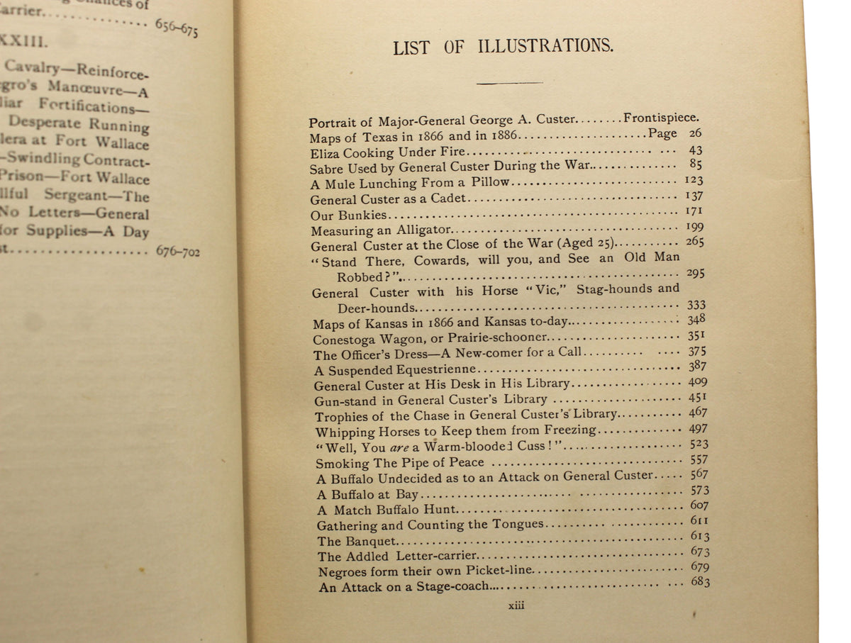 Tenting on the Plains, or General Custer in Kansas and Texas, by Elizabeth B. Custer, First Edition, 1887