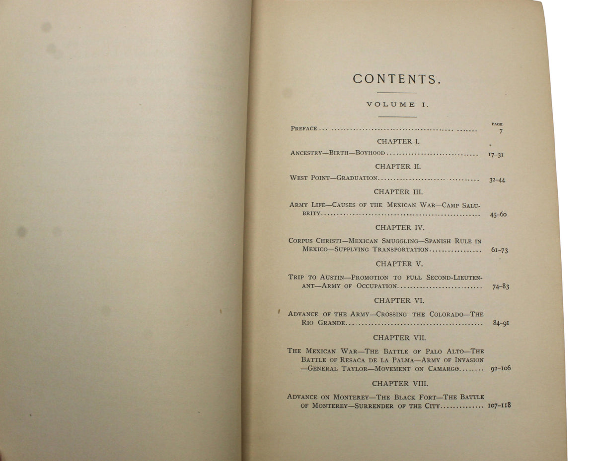 Personal Memoirs of U.S. Grant, Shoulder Strap Edition, First Edition, Two-Volume Set, 1885-1886