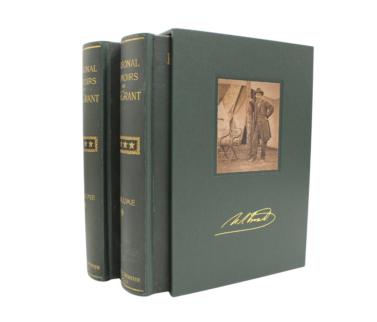 Personal Memoirs of U.S. Grant, Shoulder Strap Edition, First Edition, Two-Volume Set, 1885-1886