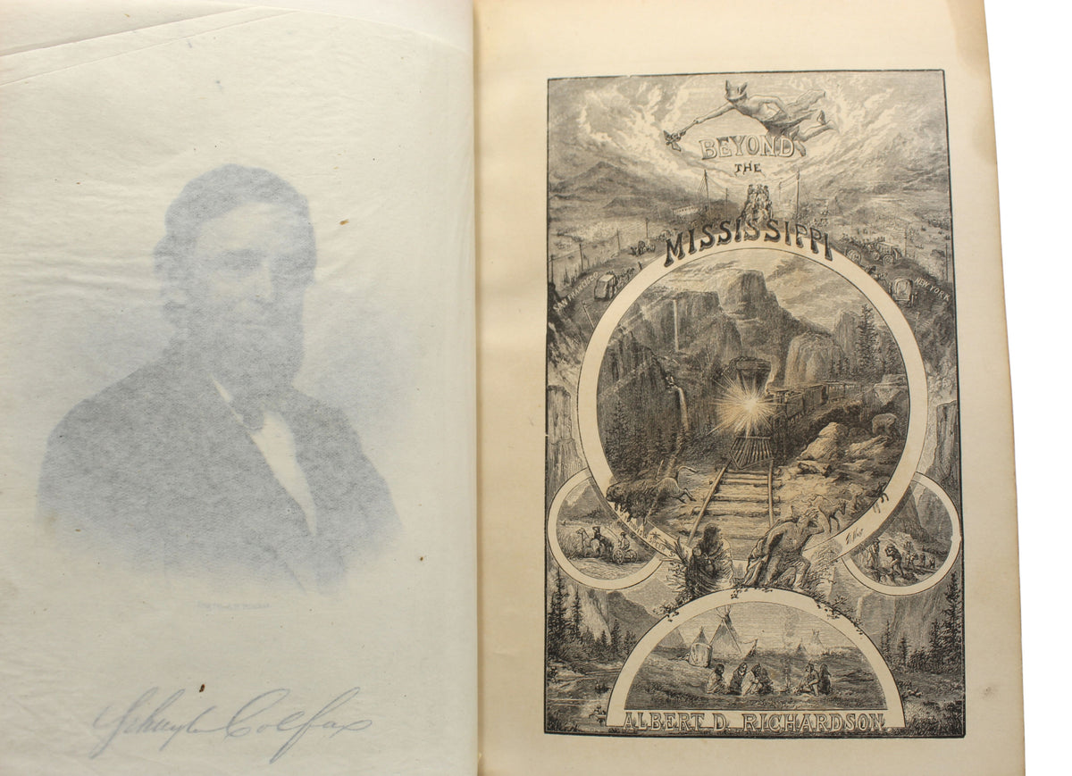 Beyond the Mississippi: From the Great River to the Great Ocean by Albert D. Richardson, New Edition, 1869