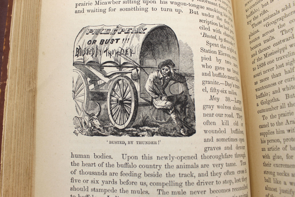 Beyond the Mississippi: From the Great River to the Great Ocean by Albert D. Richardson, New Edition, 1869