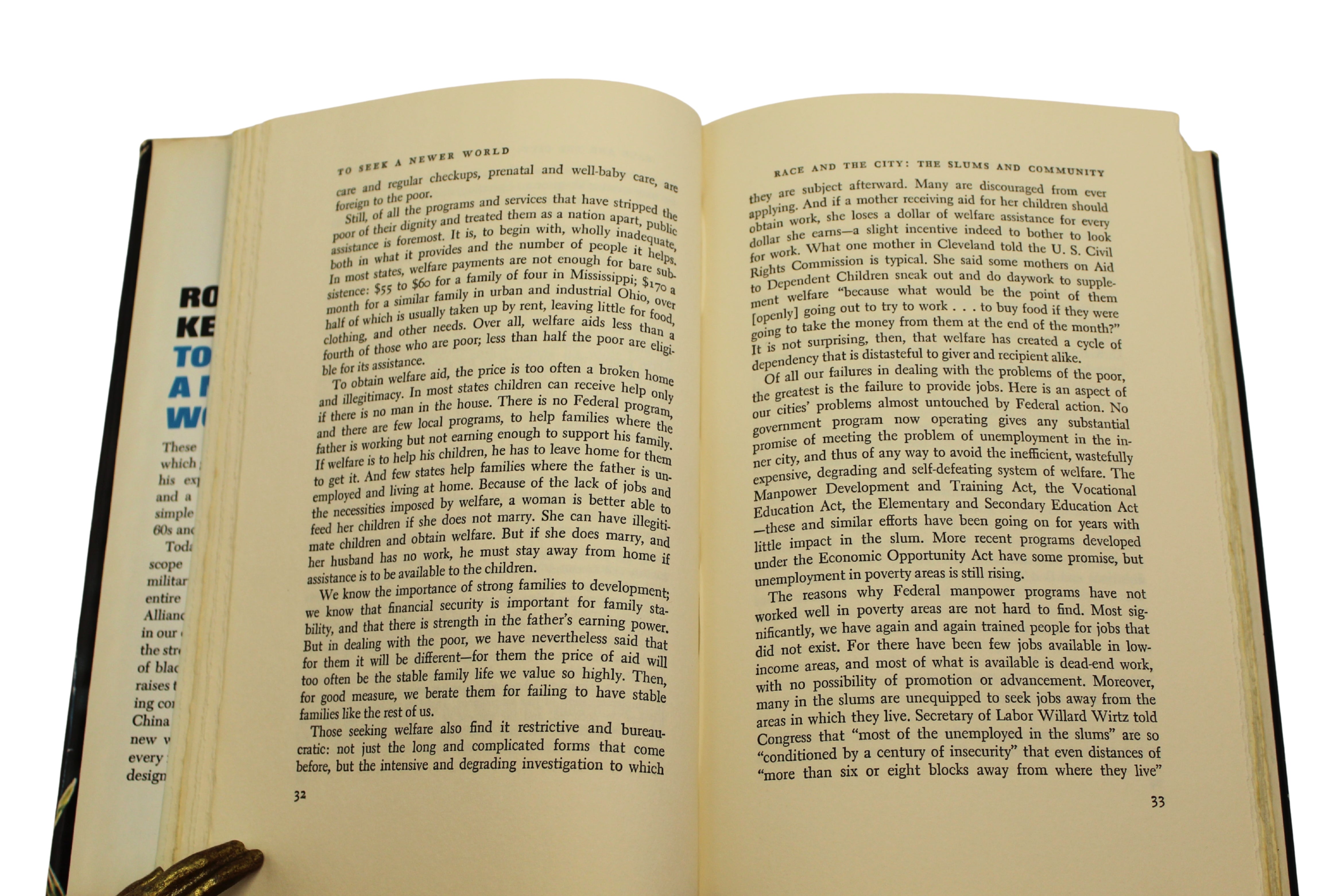 To Seek a Newer World by Robert F. Kennedy, First Edition, in Dust Jacket, 1967