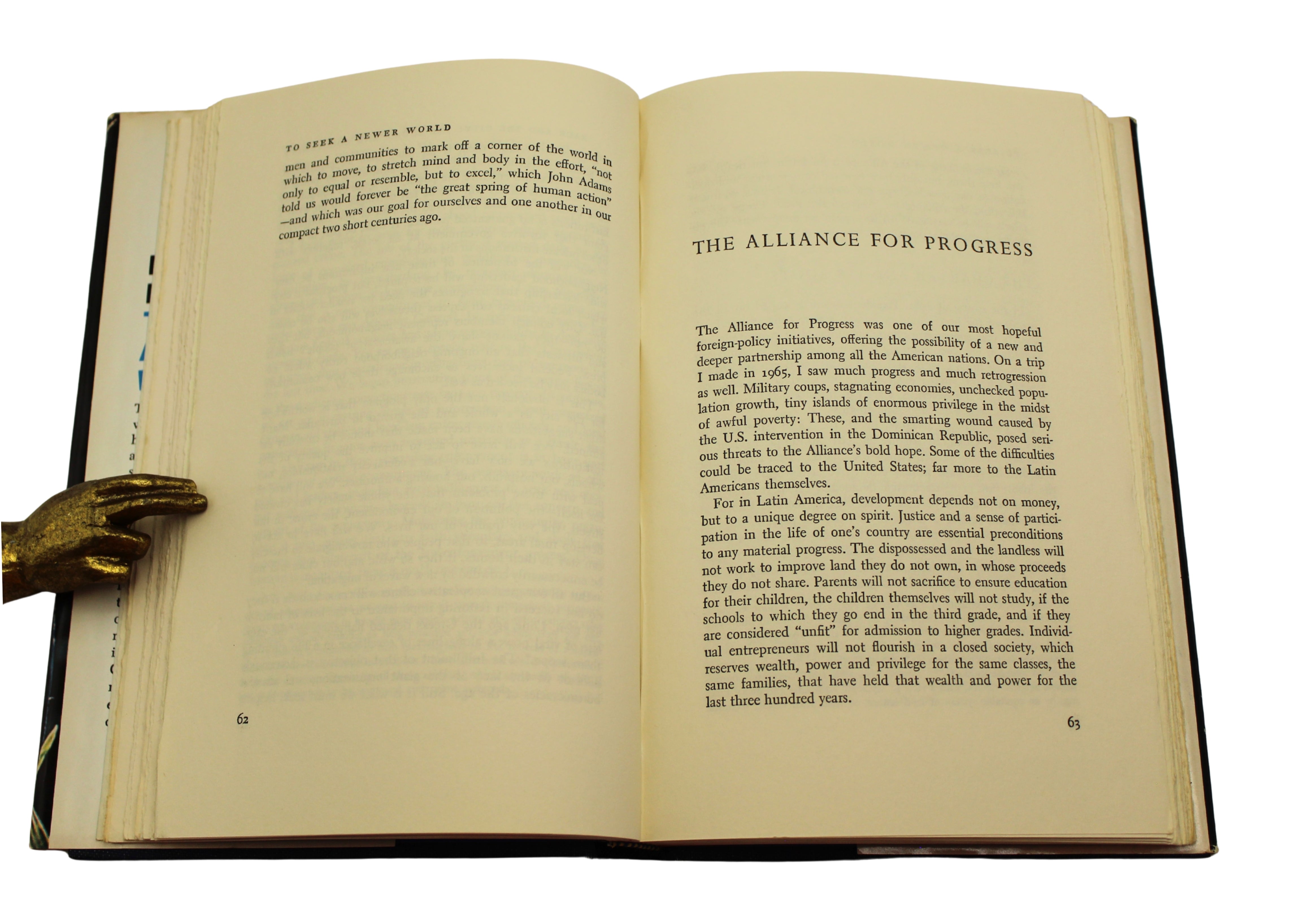 To Seek a Newer World by Robert F. Kennedy, First Edition, in Dust Jacket, 1967