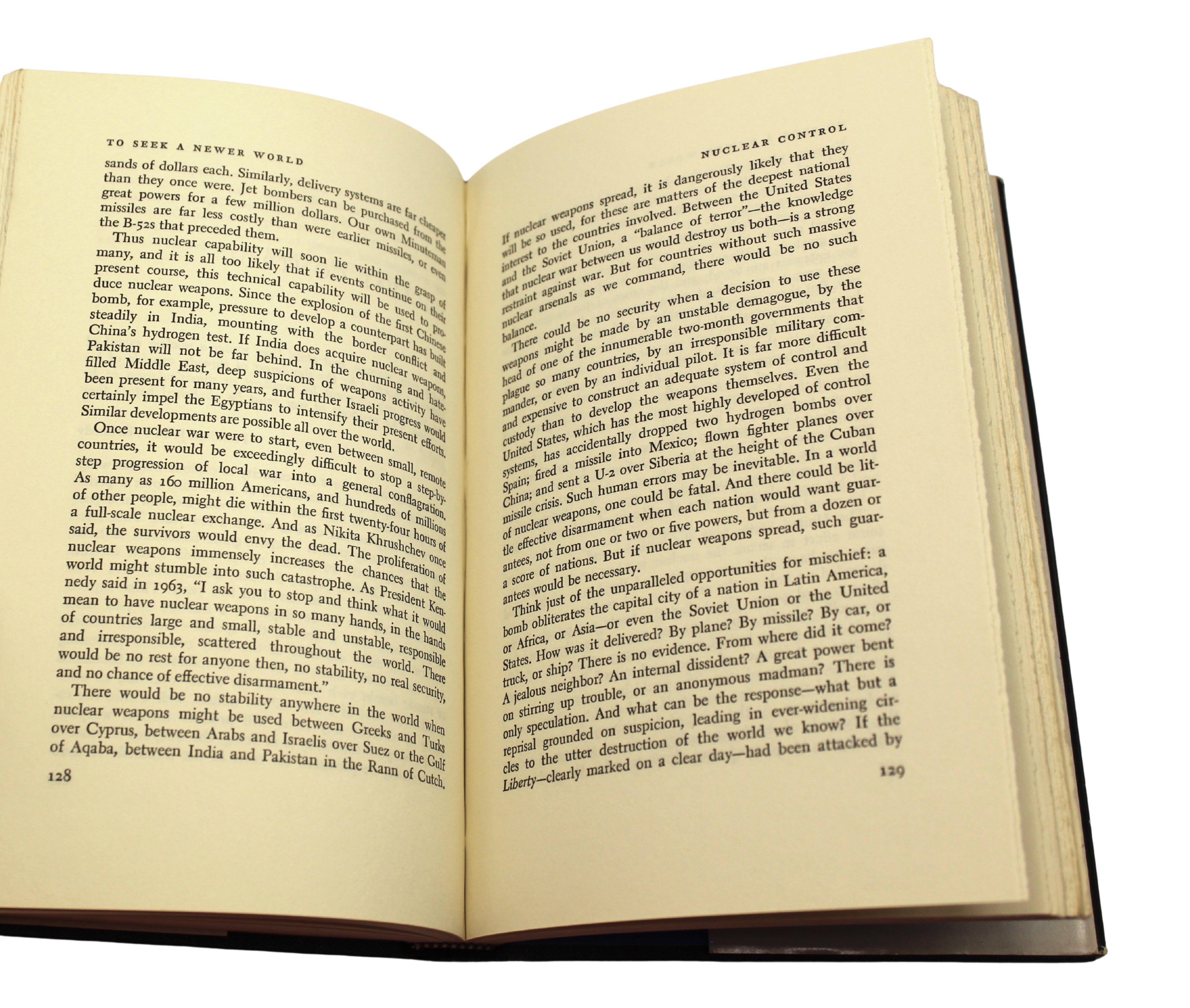 To Seek a Newer World by Robert F. Kennedy, First Edition, in Dust Jacket, 1967