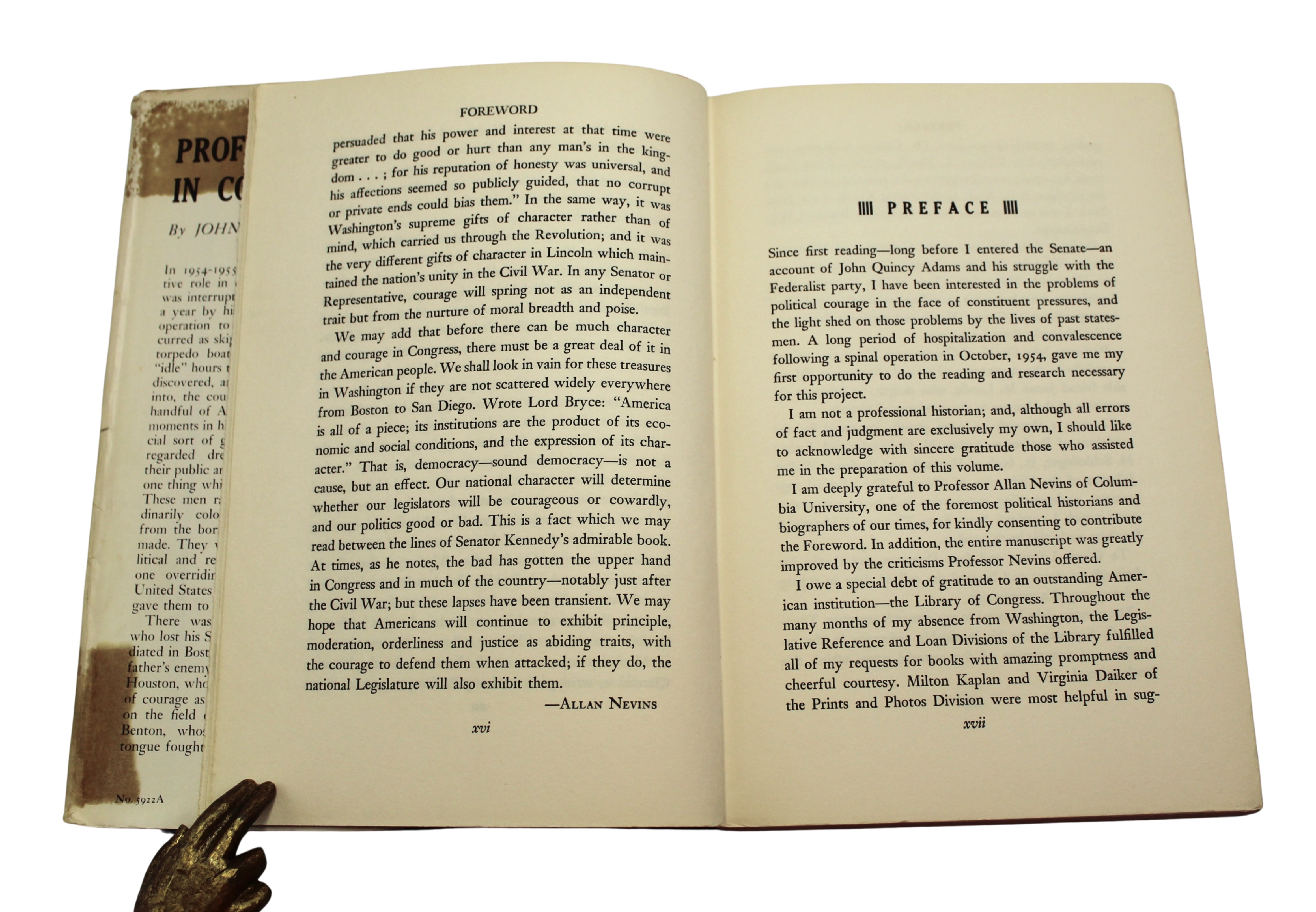 Profiles in Courage by John F. Kennedy, First Edition, First Printing, 1956